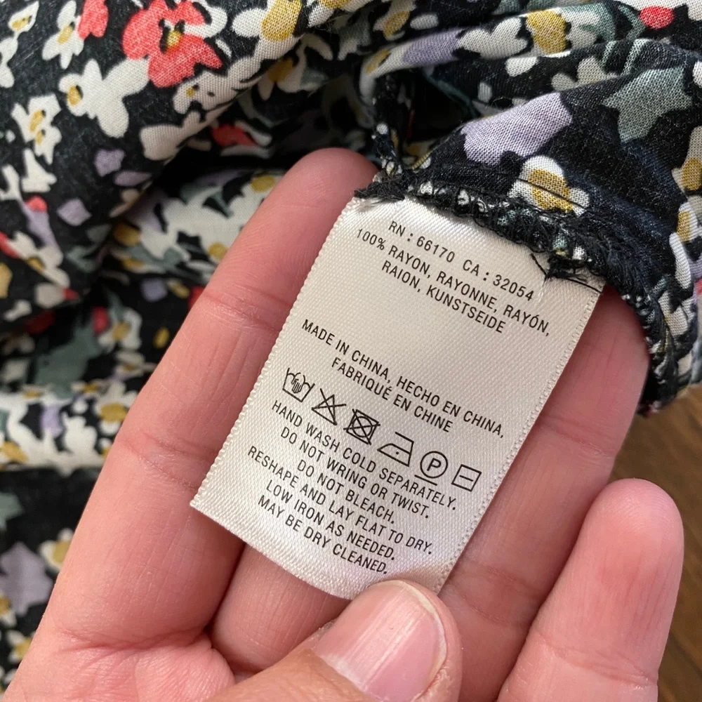 Anthropologie Maeve Matilda Rayon Button-down Shirt - Picture 4 of 6